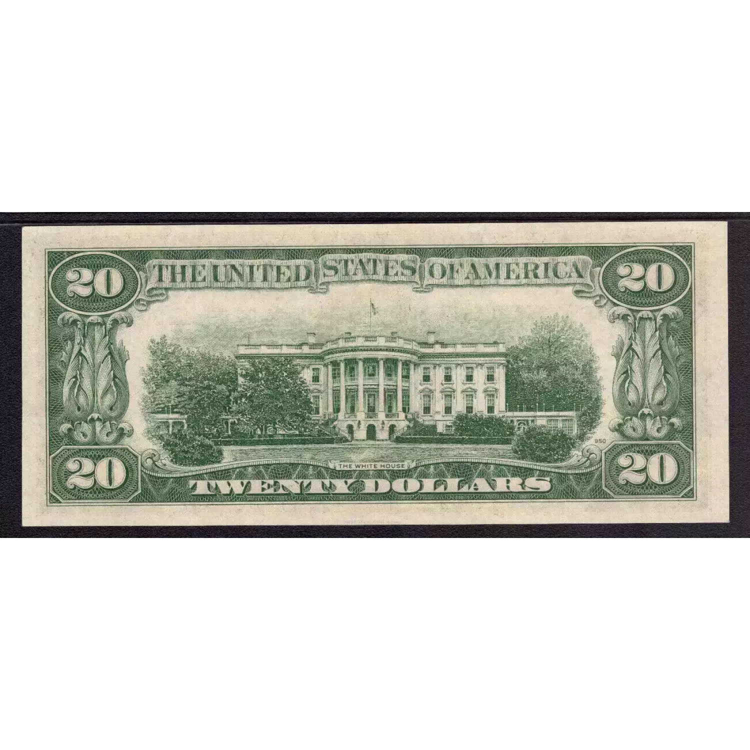 $20 1950-C. blue-Green seal. Small Size $20 Federal Reserve Notes 2062-A* (4)