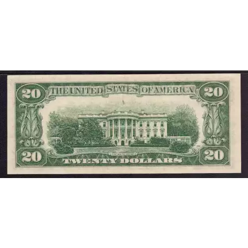 $20 1950-C. blue-Green seal. Small Size $20 Federal Reserve Notes 2062-A* (4)