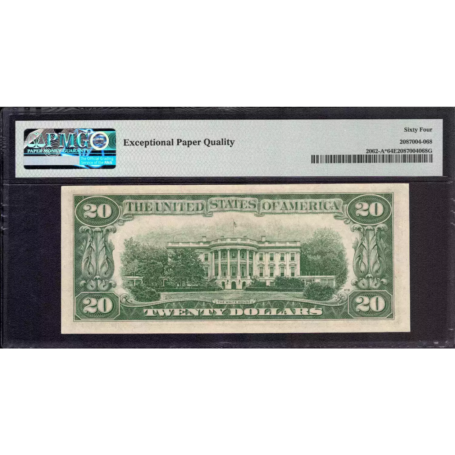 $20 1950-C. blue-Green seal. Small Size $20 Federal Reserve Notes 2062-A* (2)