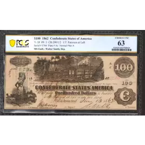 $20   Issues of the Confederate States of America CS-9