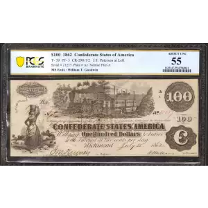 $20   Issues of the Confederate States of America CS-9