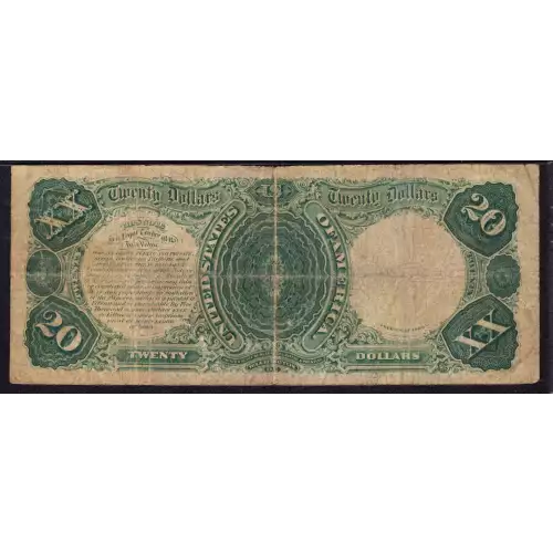 $20  Small Red, scalloped Legal Tender Issues 147m*