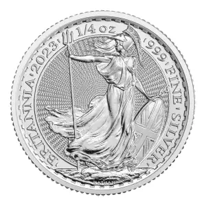 2023 1/4oz British silver Britannia (2)