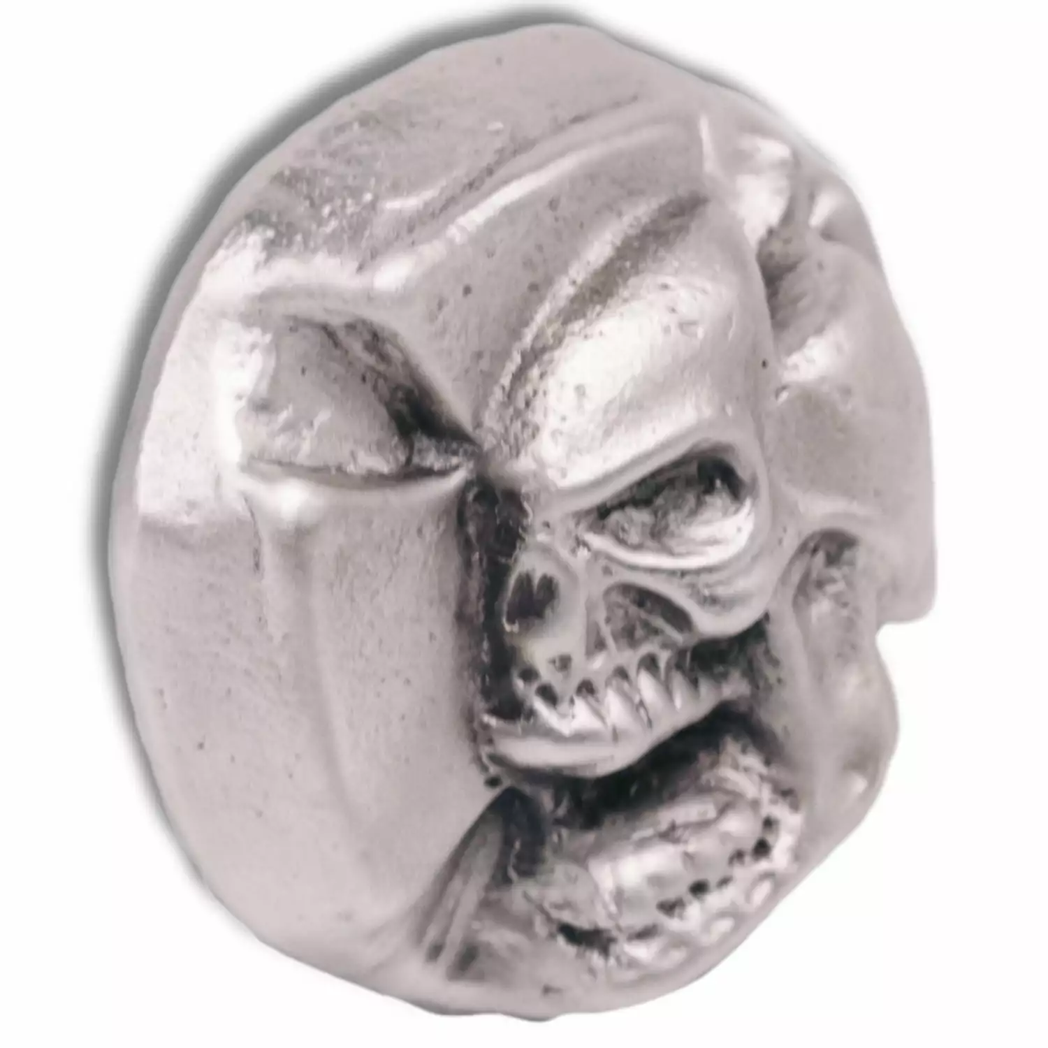 3 Troy Ounce Iron Skull (5)