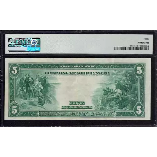 $5 1914 Red Seal Federal Reserve Notes 889 (2)