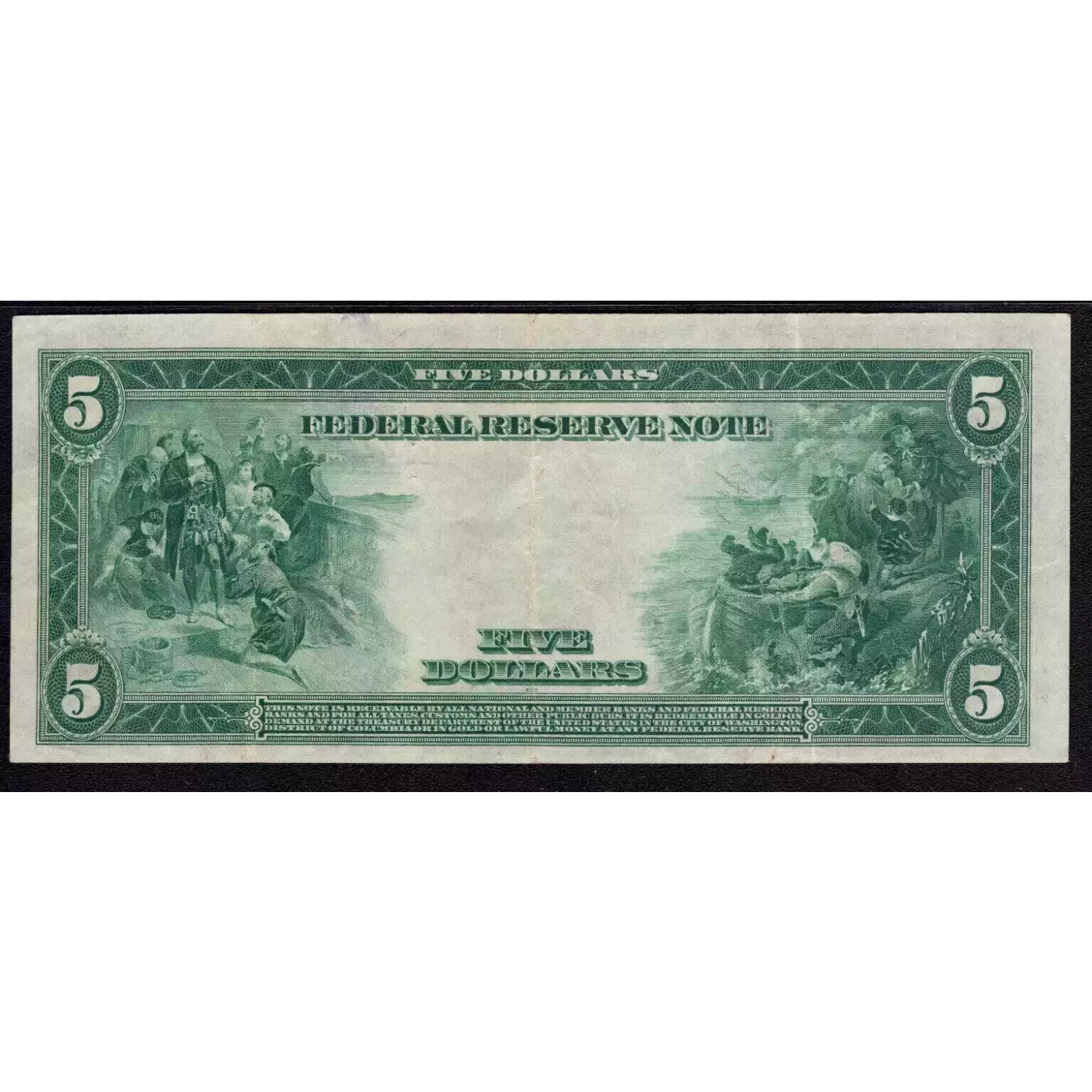 $5 1914 Red Seal Federal Reserve Notes 889 (4)