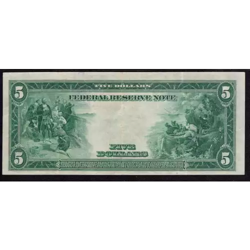 $5 1914 Red Seal Federal Reserve Notes 889 (4)