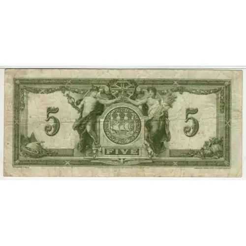 5 Dollars 26.5.1924, 1924-1925 Regular Issue a. Issued note Dominion of Canada 35 (4)