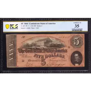 $5   Issues of the Confederate States of America CS-69