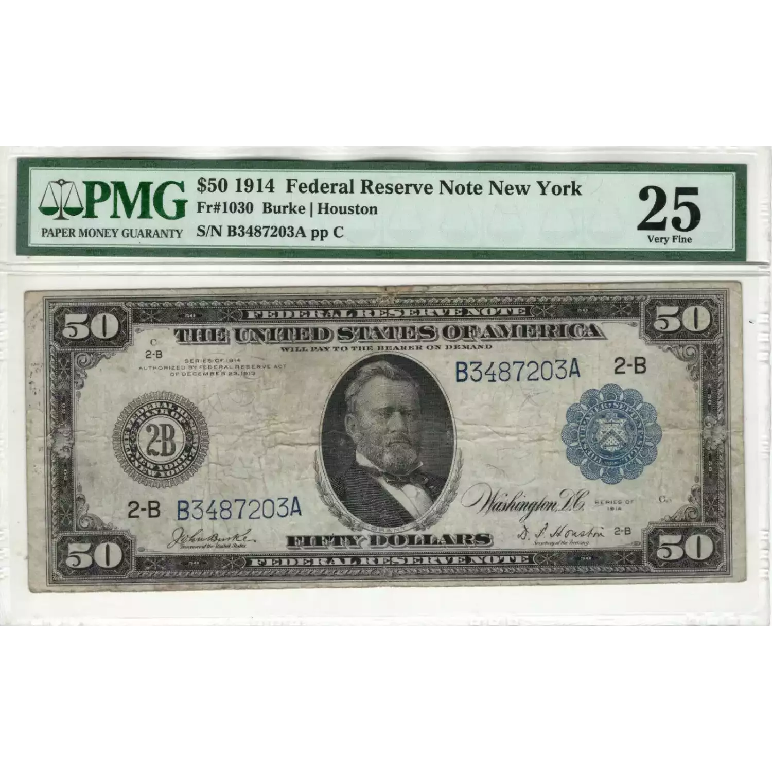 $50 1914 Red Seal Federal Reserve Notes 1030