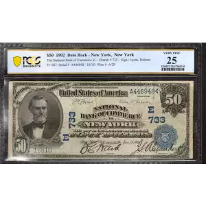 $50  Blue Seal Third Charter Period 667