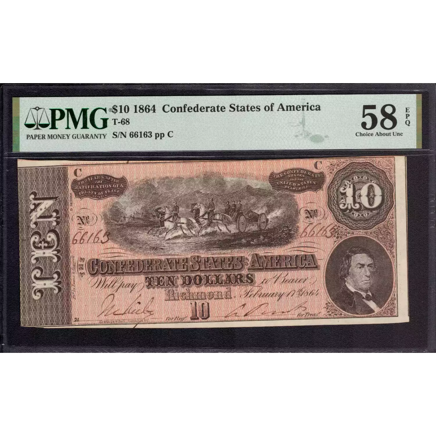5s March 13, 1755  COLONIAL CURRENCY CT-68