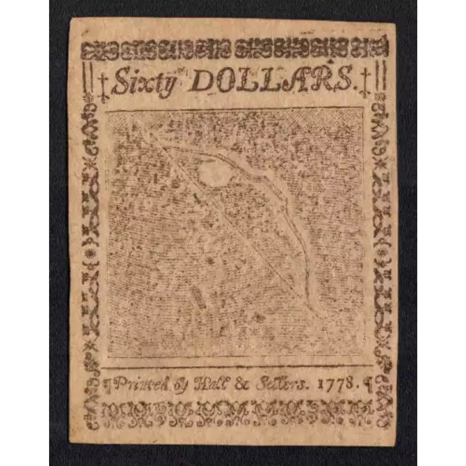 $60 September 26, 1778  CONTINENTAL CURRENCY CC-86 (4)