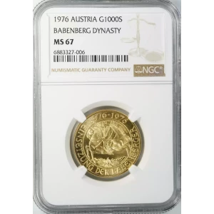 AUSTRIA Gold 1000 SCHILLING