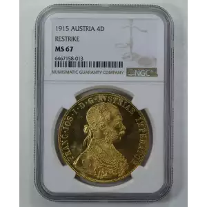 AUSTRIAN STATES Gold 4 DUCAT
