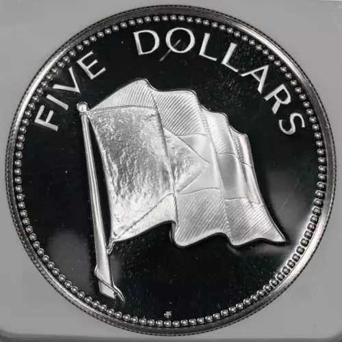 BAHAMAS Silver 5 DOLLARS (3)