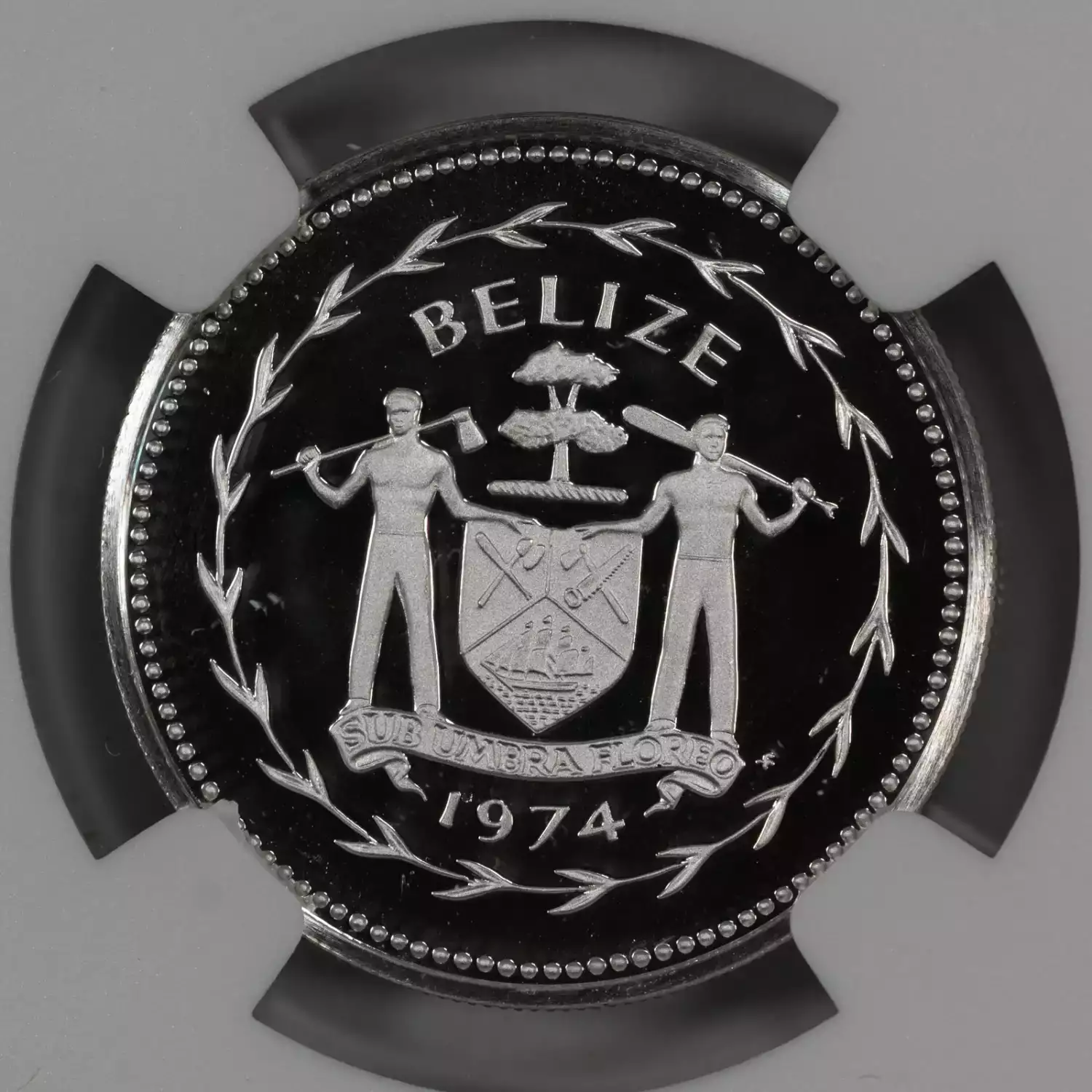 BELIZE Silver CENT (4)