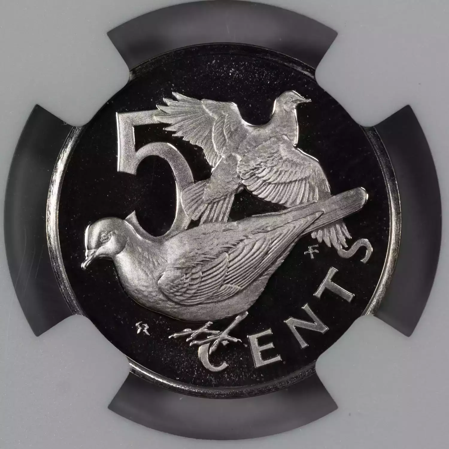 British Honduras Silver 5 CENTS