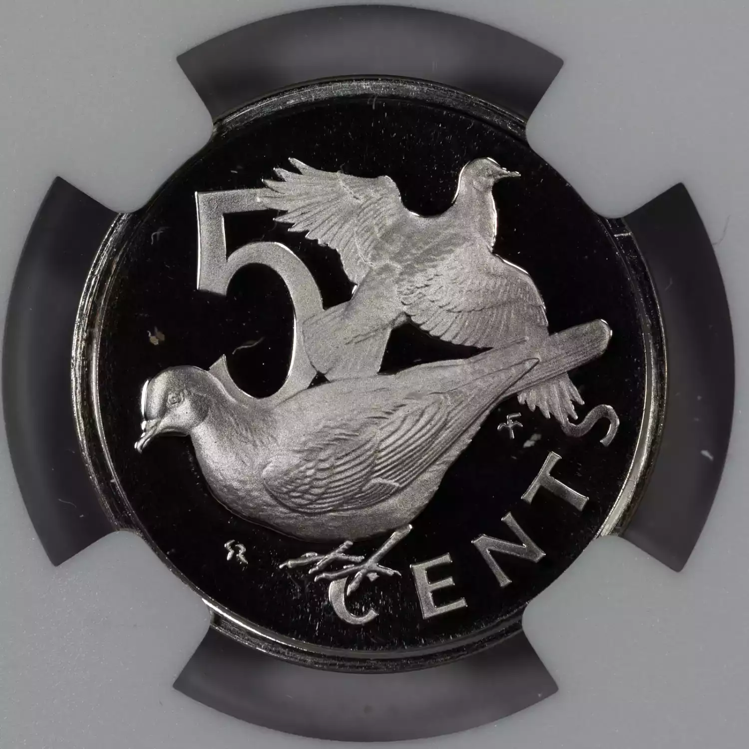 British Honduras Silver 5 CENTS