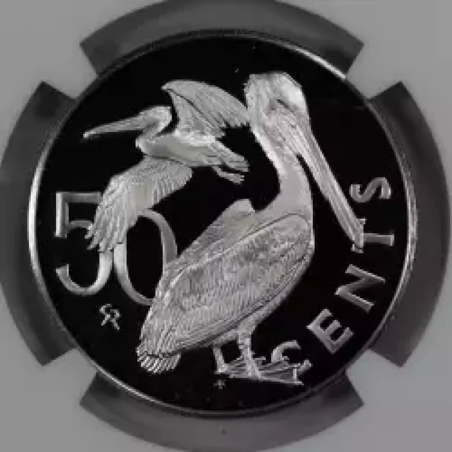 British Honduras Silver 50 CENTS