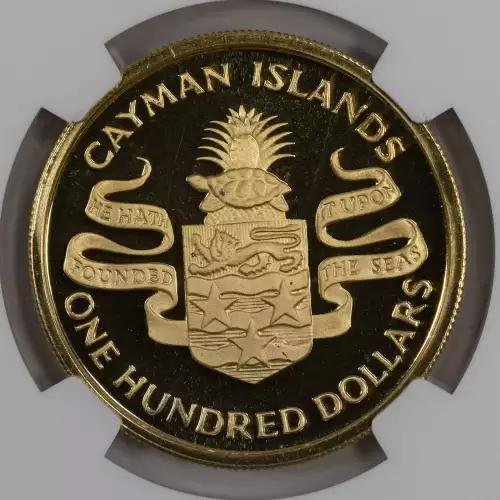 CAYMAN ISLANDS Gold 100 DOLLARS (4)