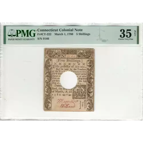 Connecticut Colonial Note