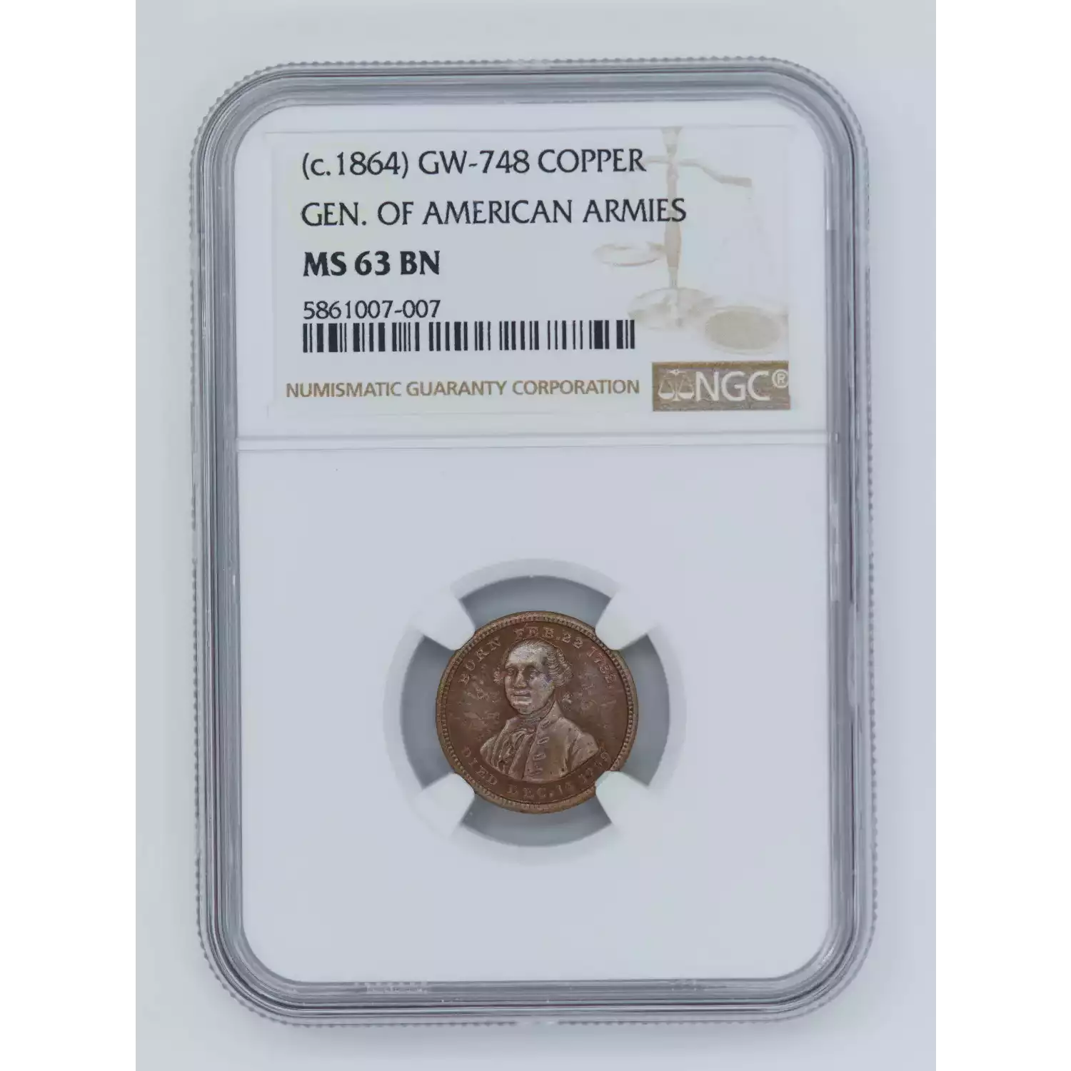 Contract Issues and Patterns -The Libertas Americana Medal-Copper- 1 Medal