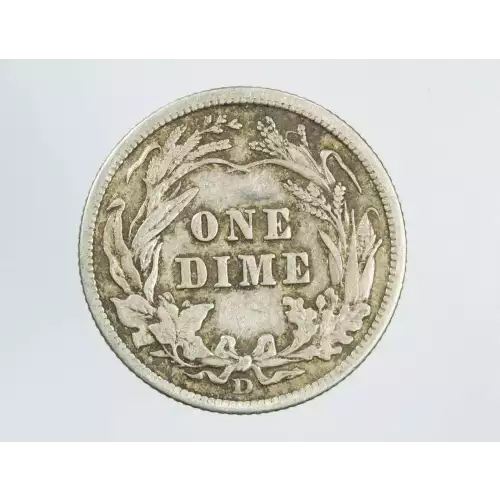 Dimes---Barber or Liberty Head 1892-1916 -Silver- 1 Dime (2)
