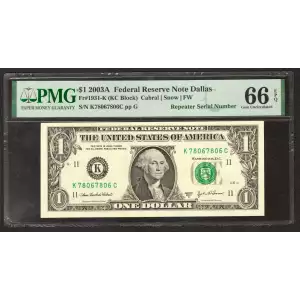 Federal Reserve Note Dallas