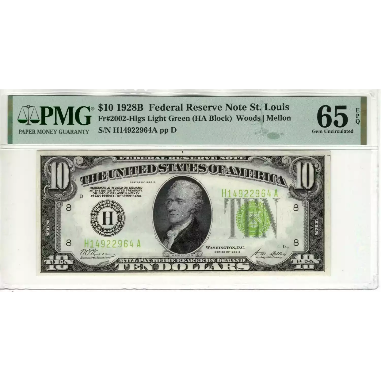 Federal Reserve Note St. Louis