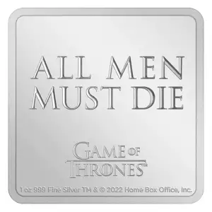 Game Of Thrones - 2022 1oz Three Eyed Raven Silver Medallion (2)