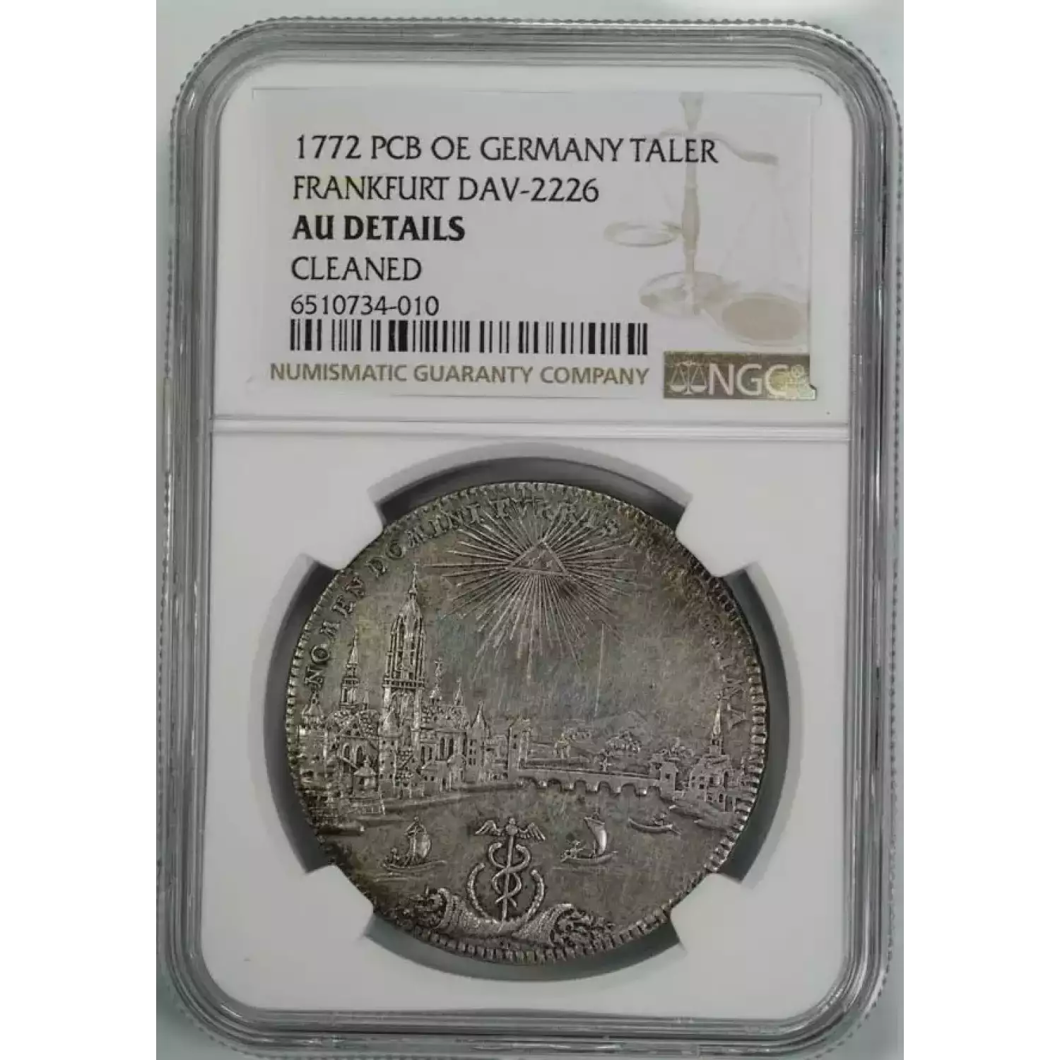 1703/2年 オルムッツ主教区 ターレル銀貨 NGC AU58 1703/2年 オルムッツ主教区 ターレル銀貨 NGC AU58 1703/2年