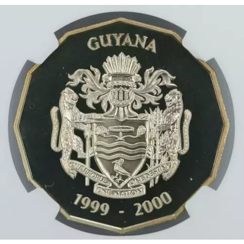 GUYANA Silver 2000 DOLLARS