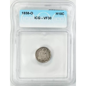 Half Dimes---Liberty Seated 1837-1873-Silver- 0.5 Dime