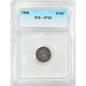 Half Dimes---Liberty Seated 1837-1873-Silver- 0.5 Dime