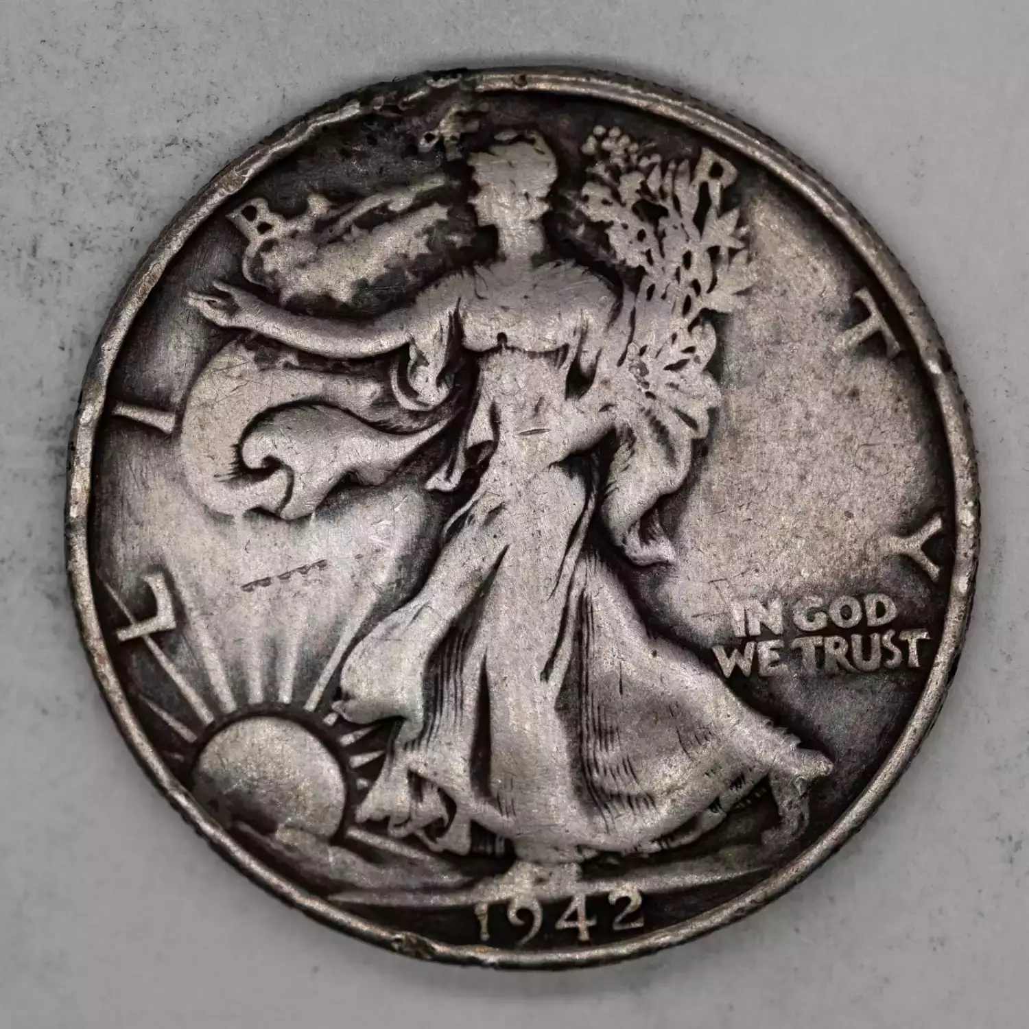 Half Dollars---Liberty Walking 1916-1947 -Silver- 0.5 Dollar (2)