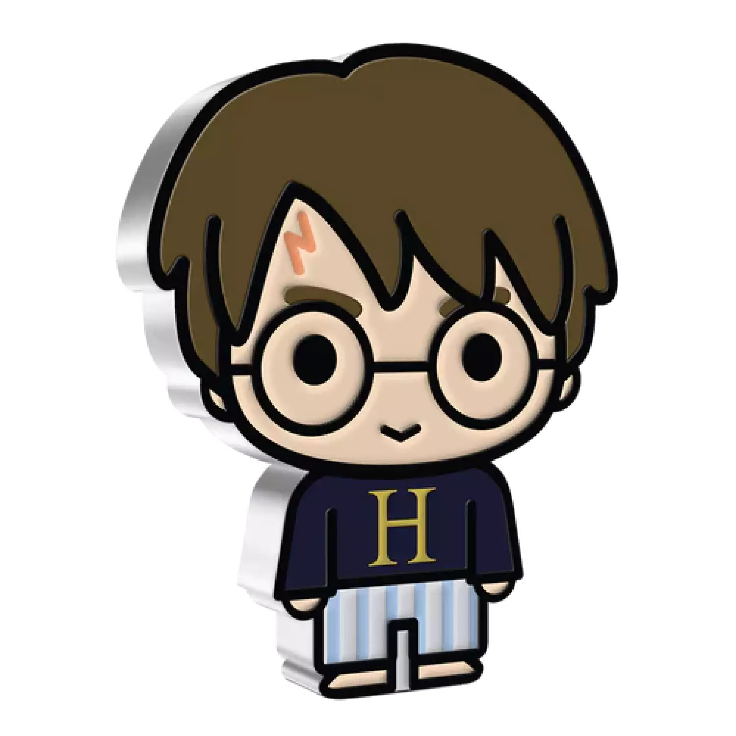HARRY POTTER-  2021 1oz In Hogwarts Pyjamas Silver Chibi Coin (2)