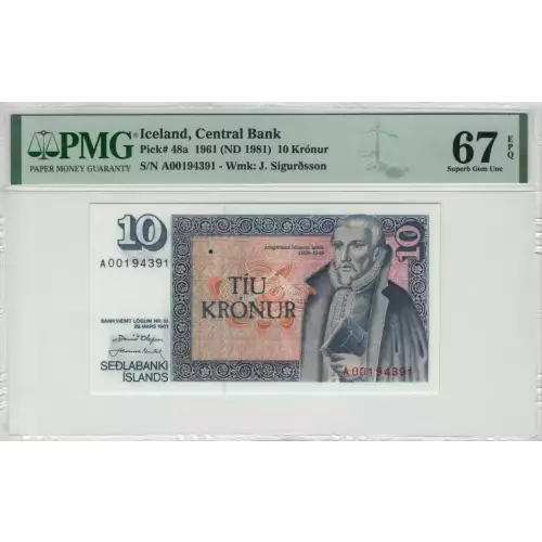 Iceland, Central Bank