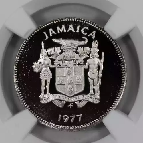 JAMAICA Nickel Plated Steel 5 CENTS (2)