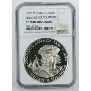 JAMAICA Silver 10 DOLLARS