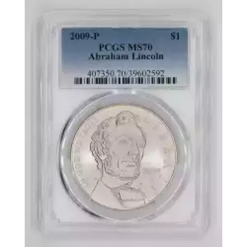 Modern Commemoratives --- Abraham Lincoln Bicentennial 2009 -Silver- 1 Dollar