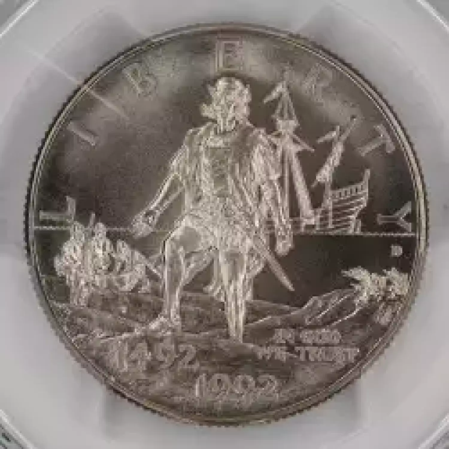 Modern Commemoratives --- Christopher Columbus Quincentenary 1992 -Copper-Nickel- 0.5 Dollar (2)