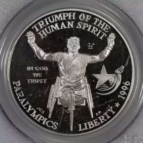 Modern Commemoratives --- Special Olympics World Games 1995 -Silver- 1 Dollar
