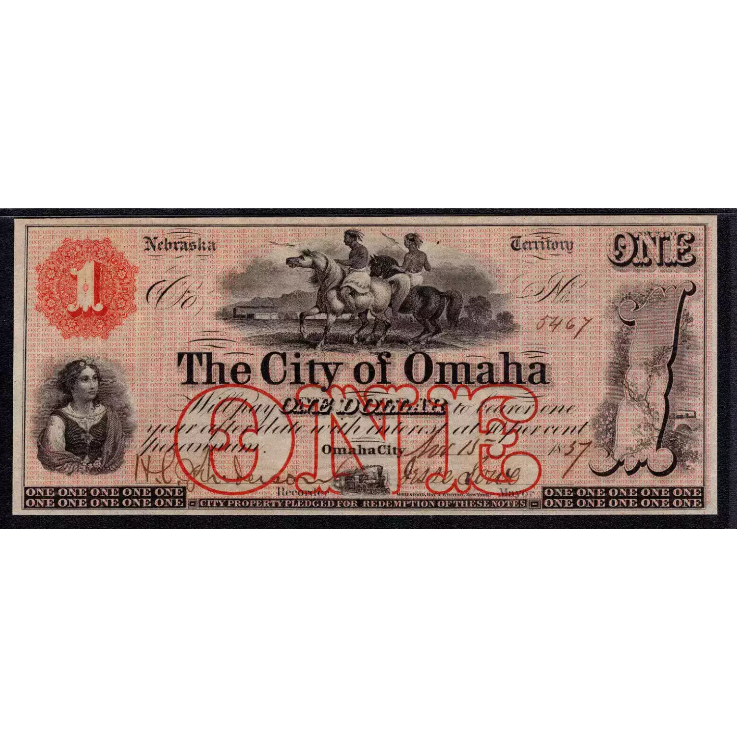 Nebraska Territory, Omaha City