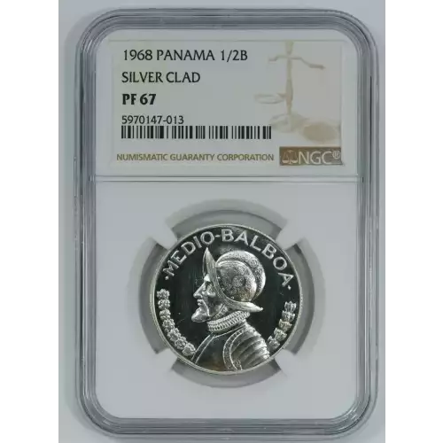 PANAMA Silver 1/2 BALBOA
