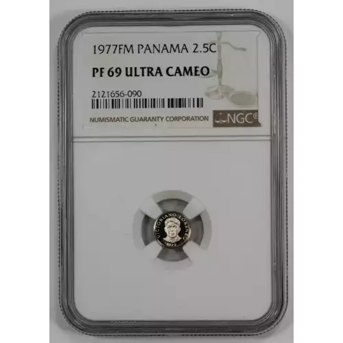 PANAMA Silver 2-1/2 CENTESIMOS