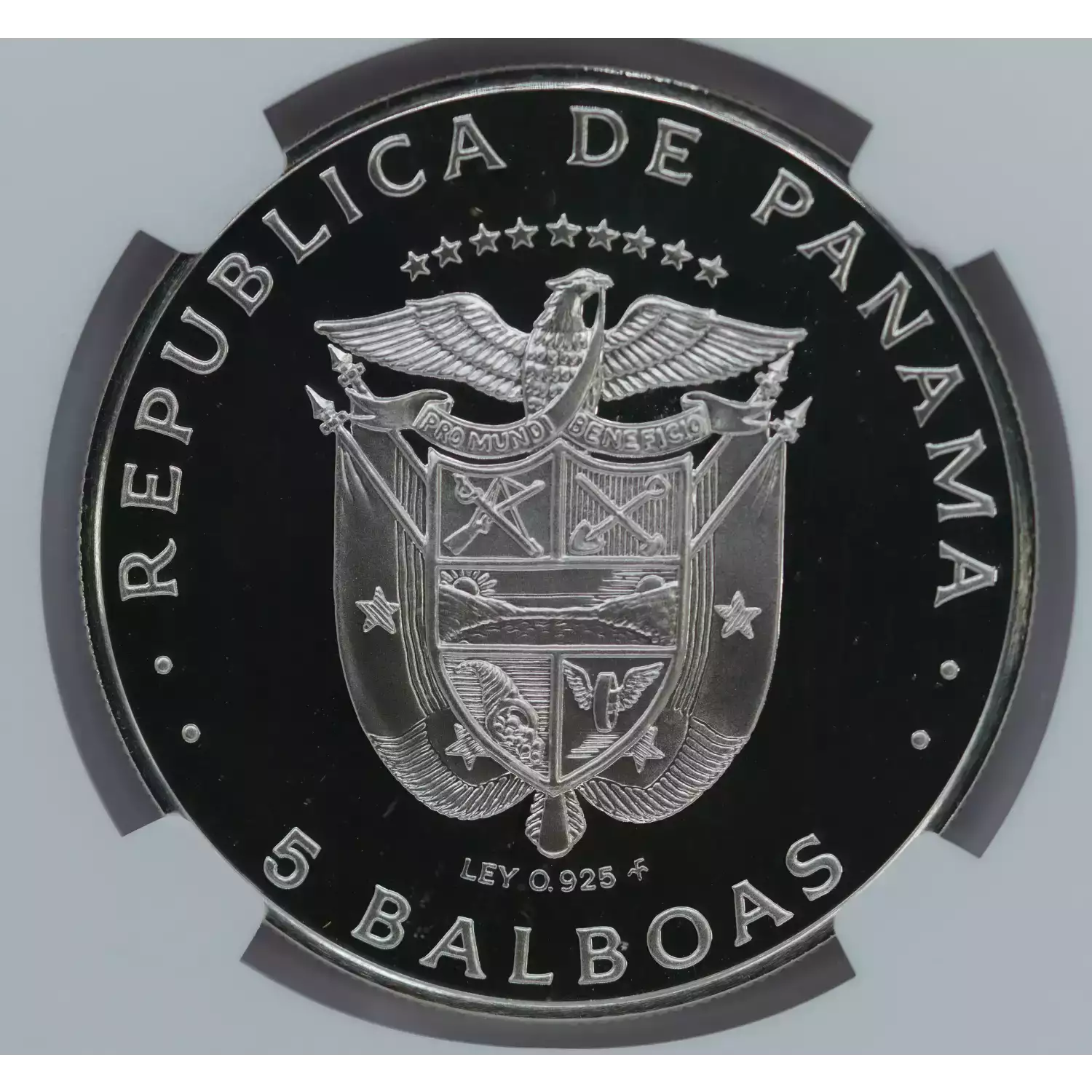 PANAMA Silver 5 BALBOAS