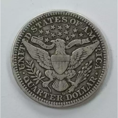 Patterns ---1891 Barber Quarter (silver) -Silver- 0.25 Dollar (2)