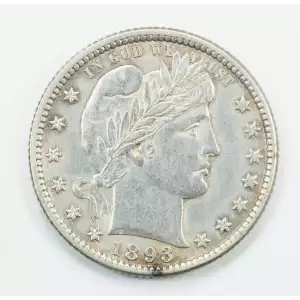 Quarter Dollars---Barber or Liberty Head (3)