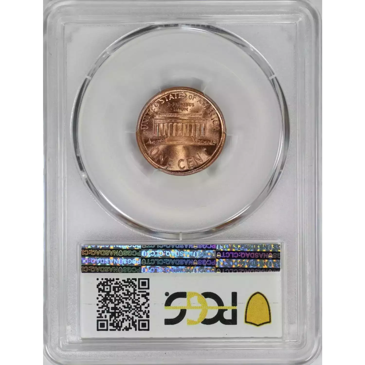 1999-PHILADELPHIA Small Cents Lincoln, Memorial Reverse PCGS MS-67 RD BROAD  STRUCK - Kearney Coin Center